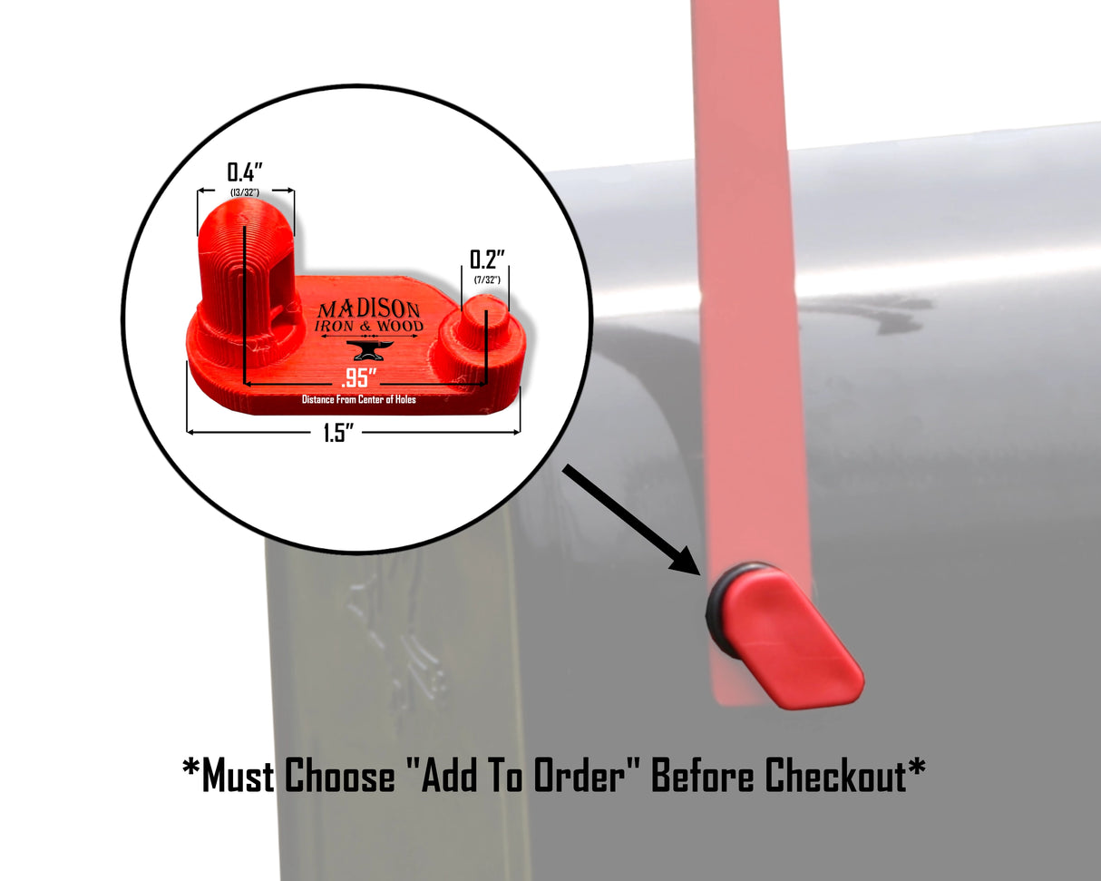 Poodle Mailbox Replacement Flag - Madison Iron and Wood