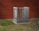 Forest Design AC Unit Cover - Multiple Sizes - Madison Iron and Wood