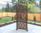 Fountain Design Privacy Panel - Madison Iron and Wood