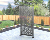 Fountain Design Privacy Panel - Madison Iron and Wood