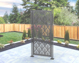 Fountain Design Privacy Panel - Madison Iron and Wood