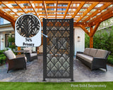 Fountain Design Privacy Panel - Madison Iron and Wood