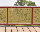 80"x30" - Wind Blown Leaves Fence/Gate Panel Insert