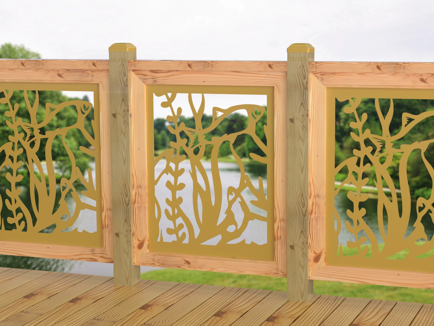 Bass Pond Railing Panel Insert