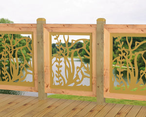 Bass Pond Railing Panel Insert