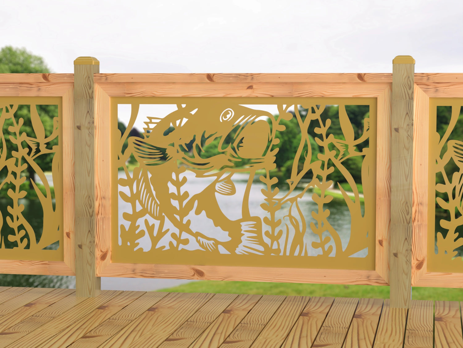 Bass Pond Railing Panel Insert