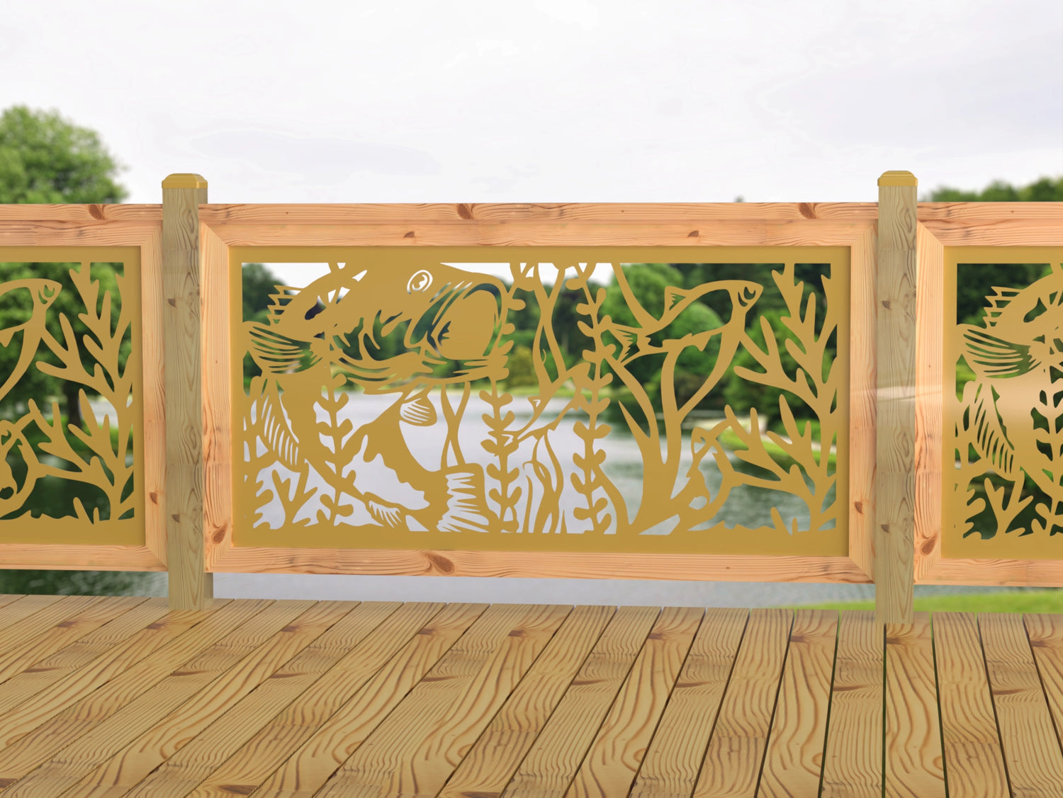 Bass Pond Railing Panel Insert