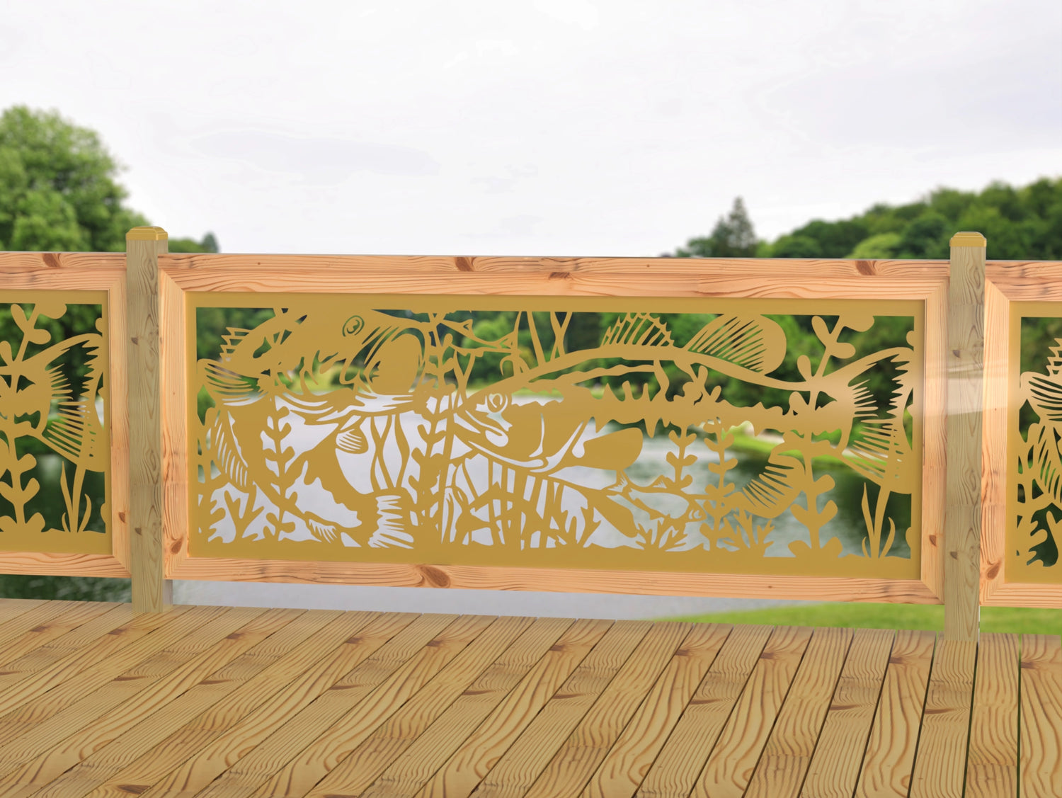 Bass Pond Railing Panel Insert