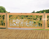 Bass Pond Railing Panel Insert - Madison Iron and Wood