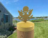 Army Logo, Round Post Cap (4x4 Round Post Size) - Madison Iron and Wood