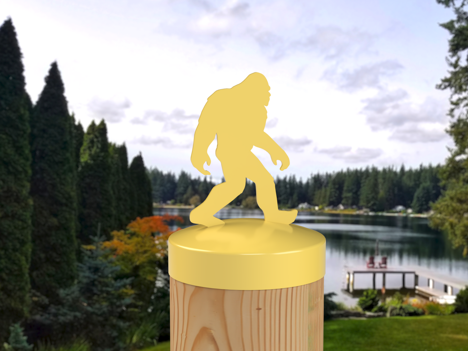 Bigfoot, Round Post Cap (4x4 Round Post Size) - Madison Iron and Wood