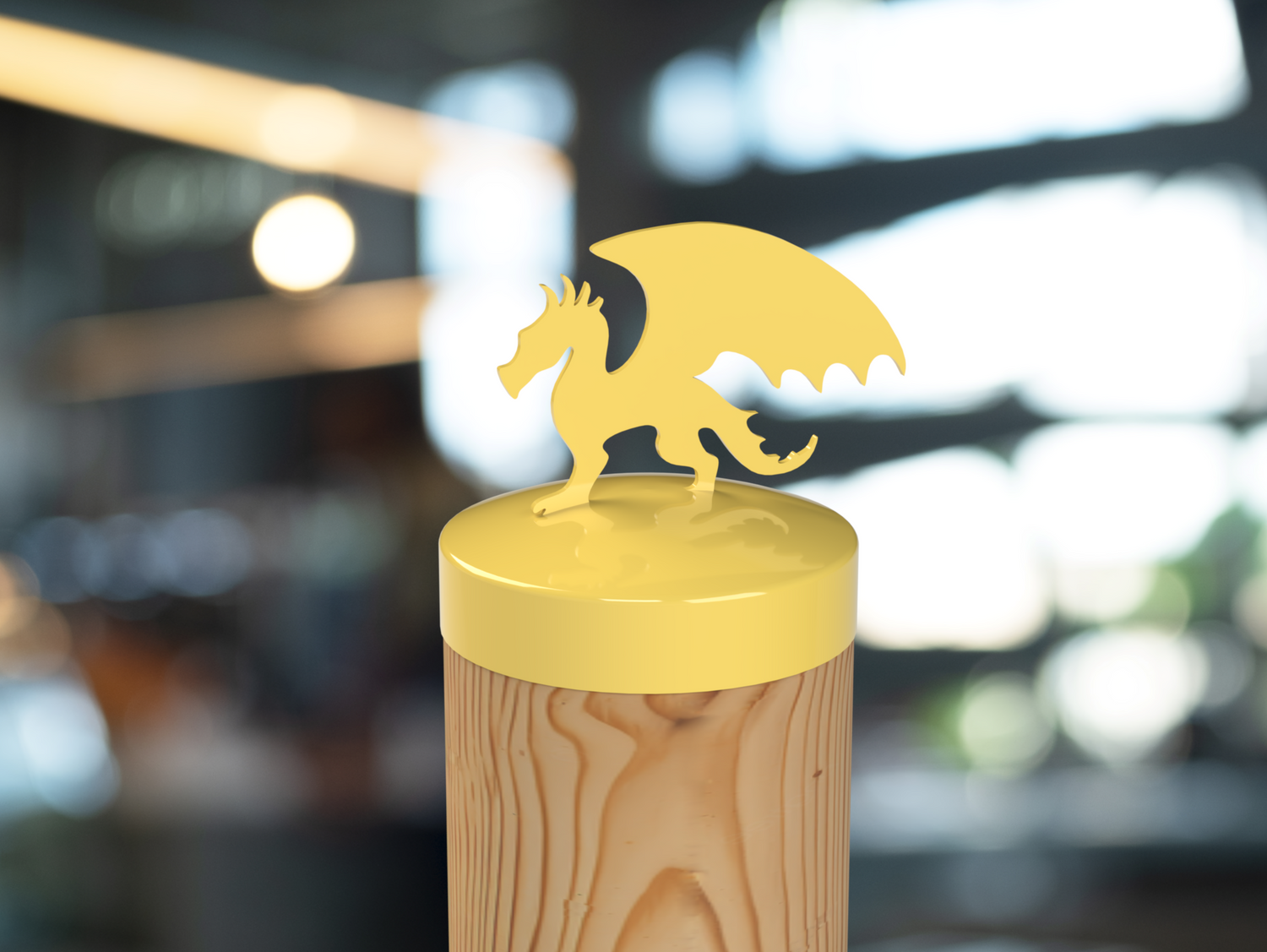 Dragon, Round Post Cap (4x4 Round Post Size) - Madison Iron and Wood