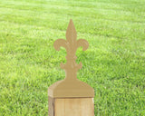 Fleur-De-Lis Fence Post Cap