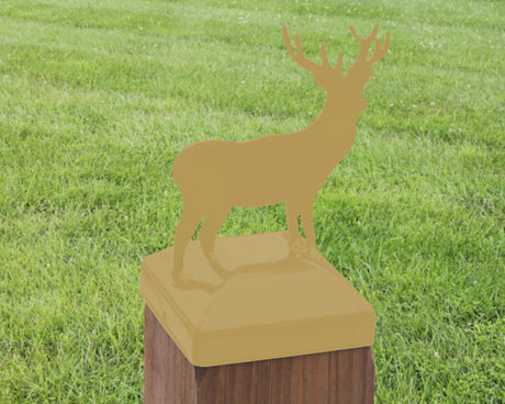 6X6 Deer Post Cap (5.5 x 5.5 Post Size) - Madison Iron and Wood