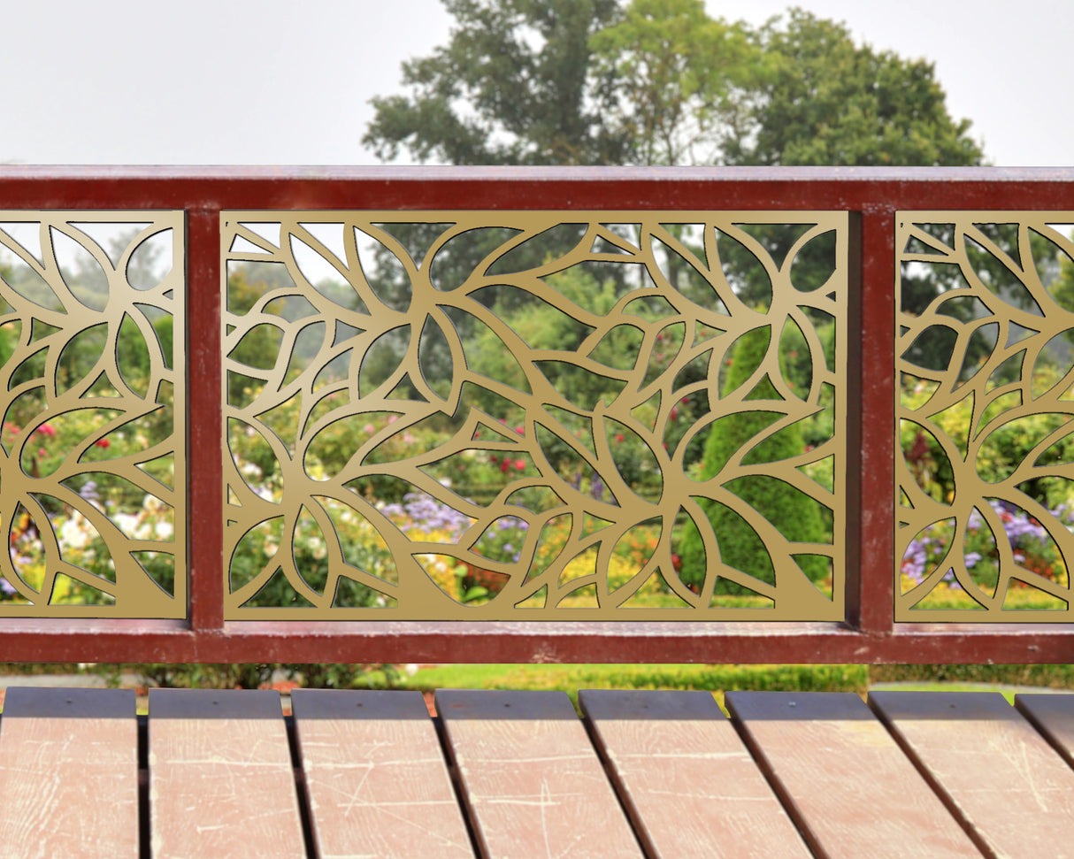 Leaf Pattern Fence/Gate Panel Insert