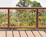 80"x30" - Leaf Pattern Fence/Gate Panel Insert - Madison Iron and Wood