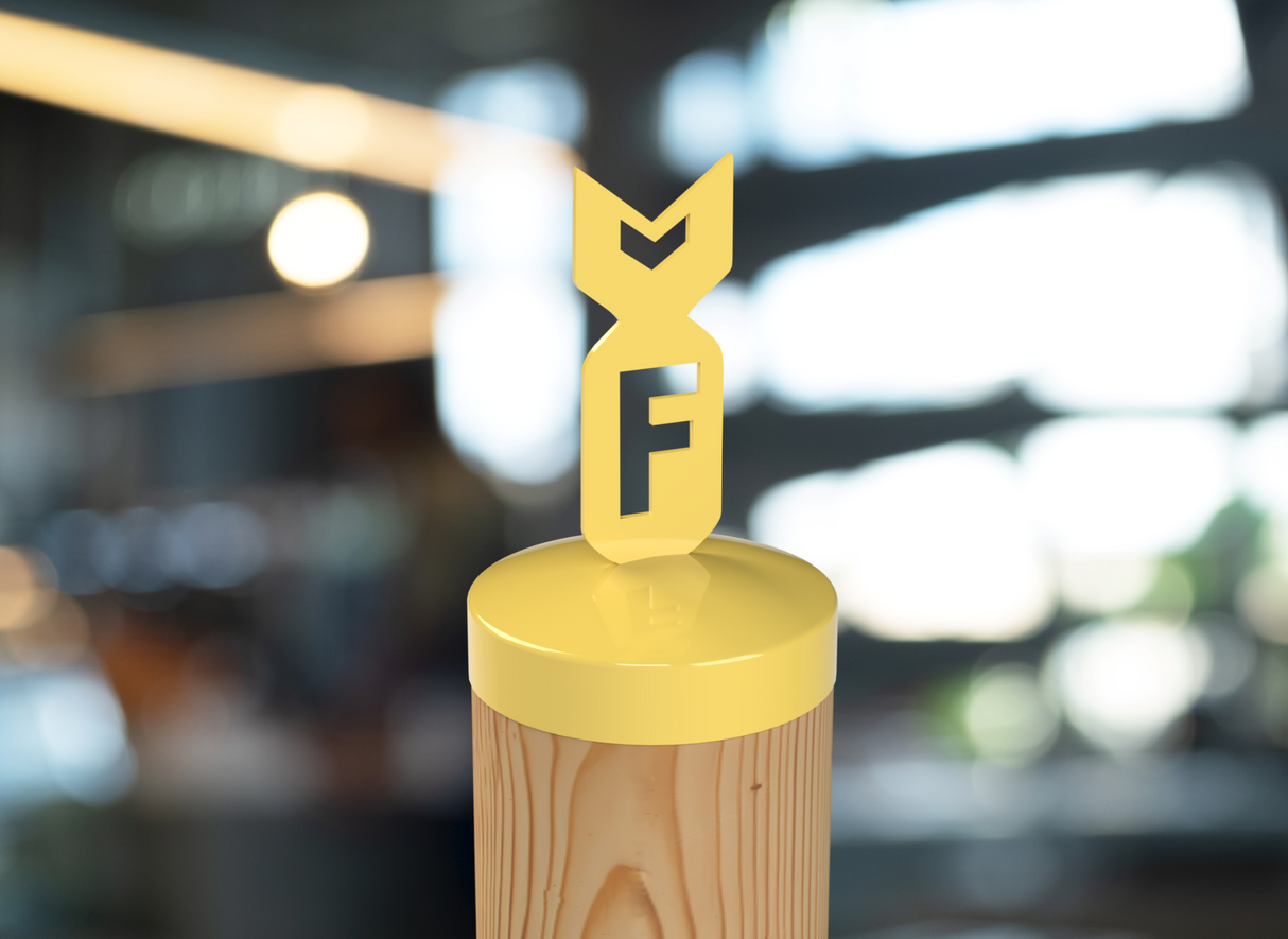 F Bomb, Round Post Cap (4x4 Round Post Size) - Madison Iron and Wood