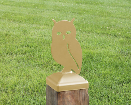 Capuchon de poteau hibou 6X6 (taille de poteau 5,5 x 5,5)