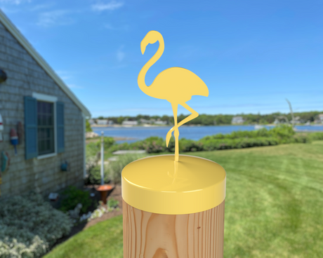 Flamingo, Round Post Cap (4x4 Round Post Size) - Madison Iron and Wood