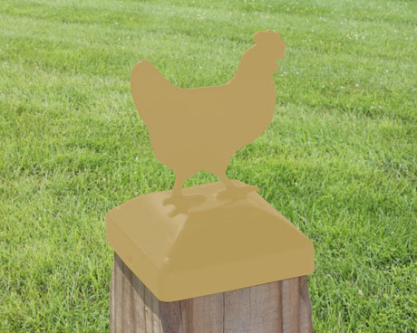 4x4 Chicken Post Cap (Fits 3.5 x 3.5 Post Size)