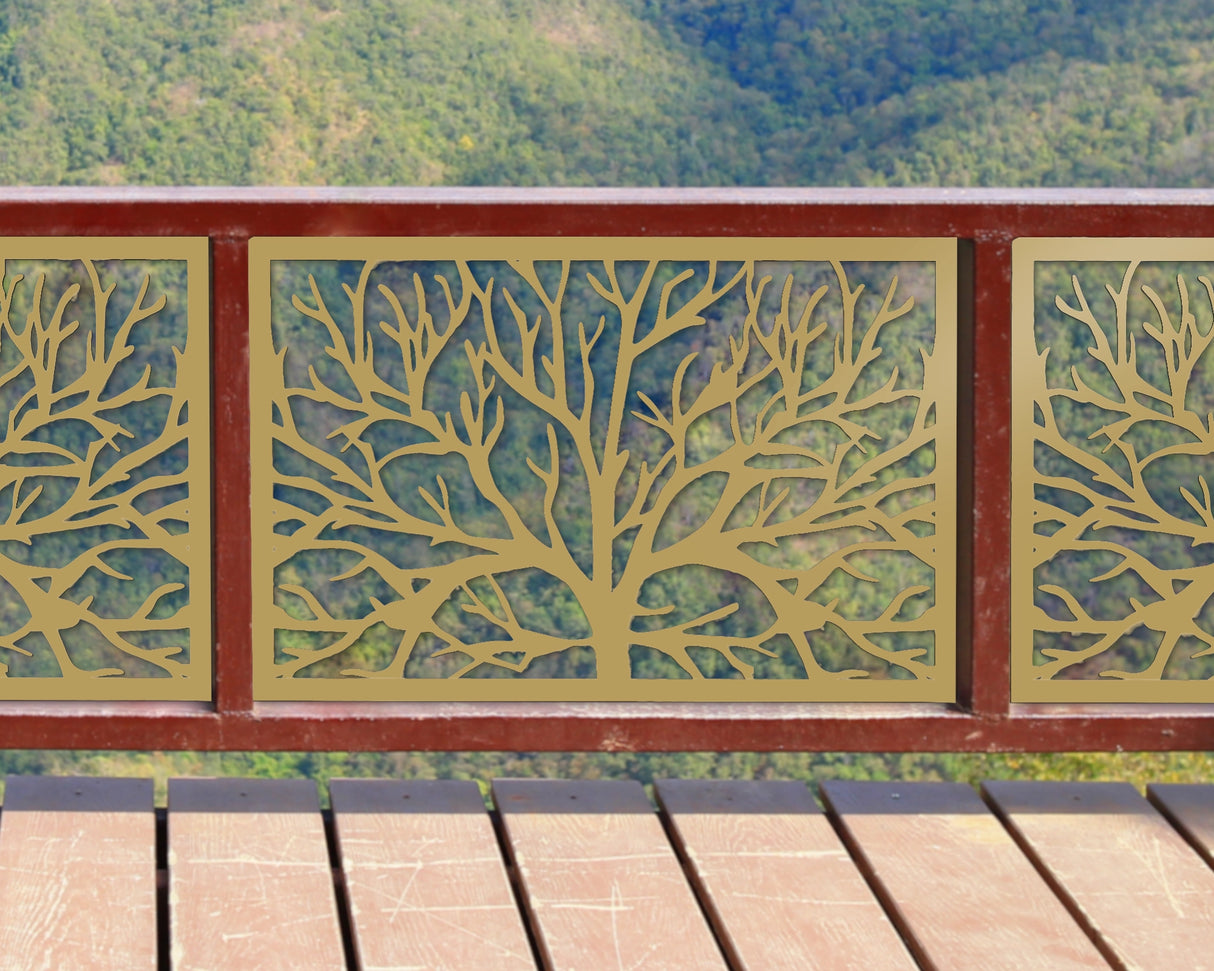 Bare Tree Fence/Gate Panel Insert