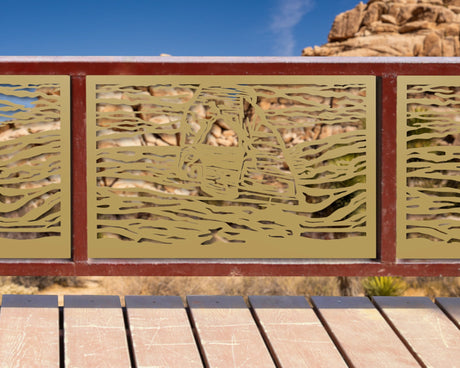 80"x30" - Arches National Park Fence/Gate Panel Insert - Madison Iron and Wood