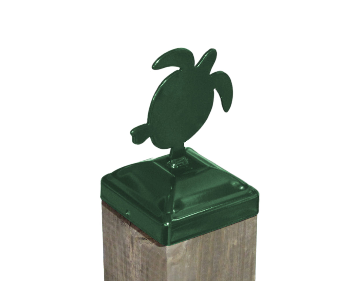 6X6 Sea Turtle Post Cap (5.5 x 5.5 Post Size) - Madison Iron and Wood