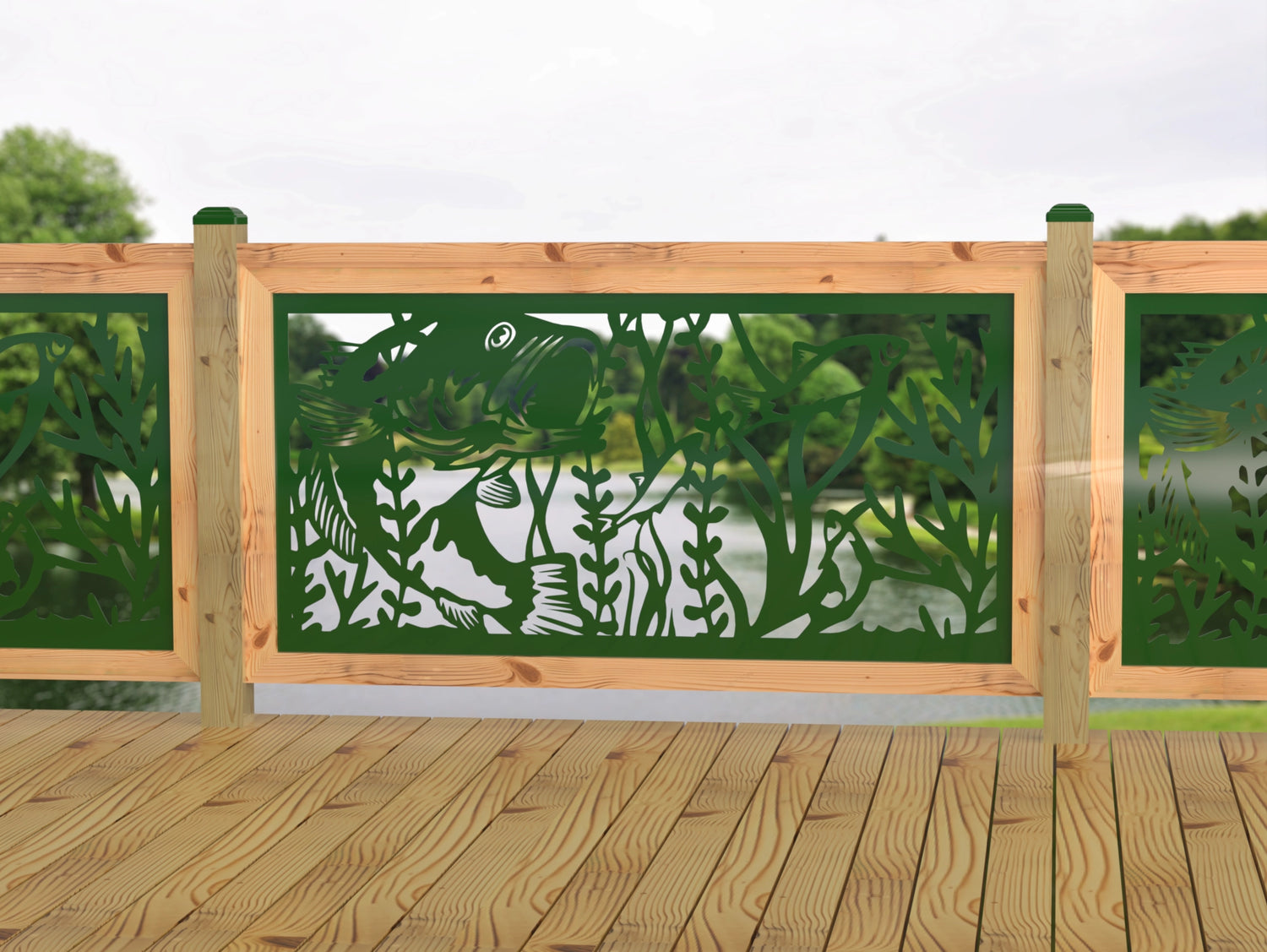 Bass Pond Railing Panel Insert