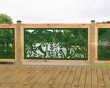 Bass Pond Railing Panel Insert - Madison Iron and Wood