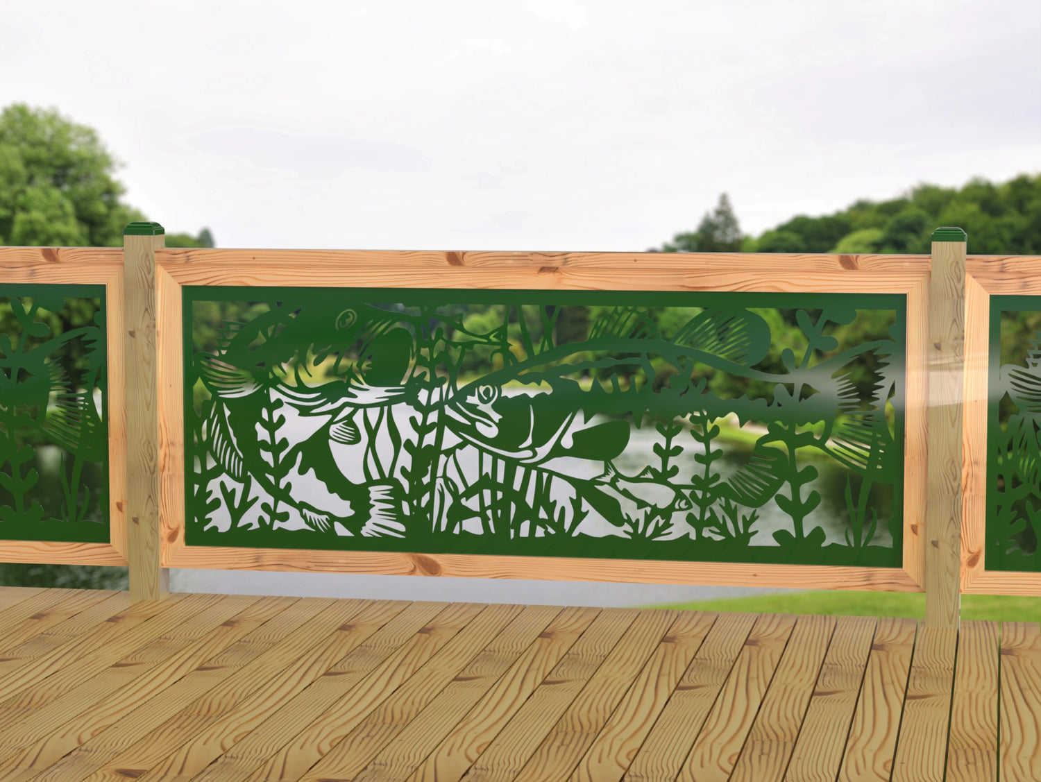 Bass Pond Railing Panel Insert