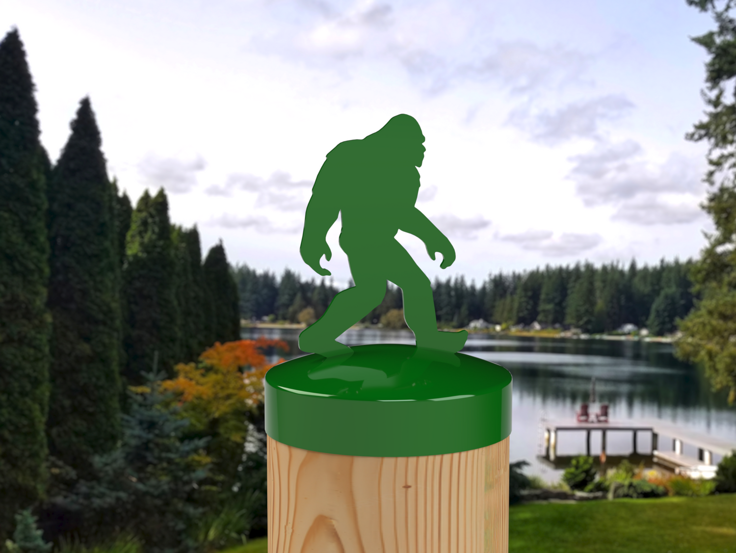 Bigfoot, Round Post Cap (4x4 Round Post Size) - Madison Iron and Wood