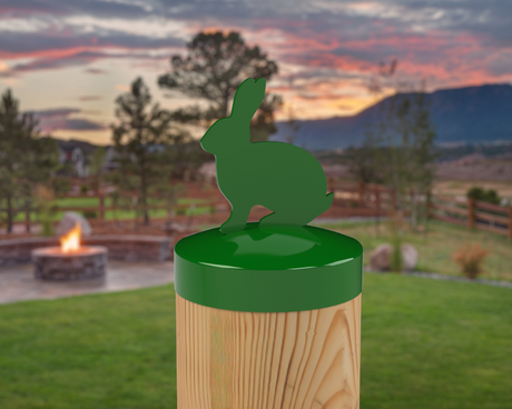 Bunny, Round Post Cap (4x4 Round Post Size) - Madison Iron and Wood