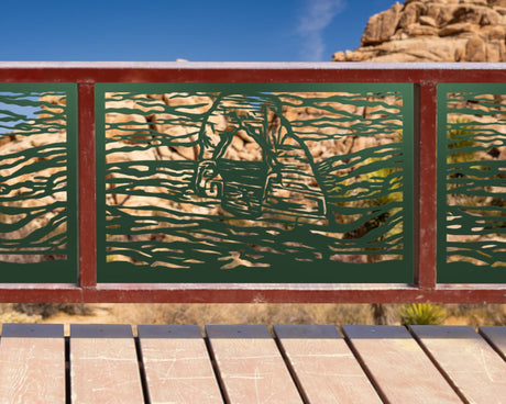 80"x30" - Arches National Park Fence/Gate Panel Insert - Madison Iron and Wood