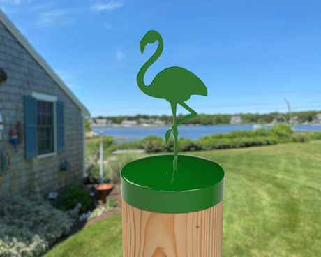 Flamingo, Round Post Cap (4x4 Round Post Size) - Madison Iron and Wood