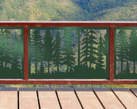 Forest Landscape Fence/Gate Panel Insert