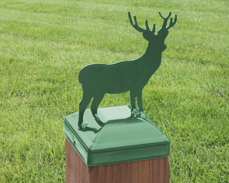 6X6 Deer Post Cap (5.5 x 5.5 Post Size) - Madison Iron and Wood