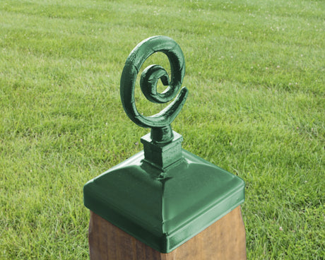 4x4 Spiral Post Cap (3.5 x 3.5 Post Size) - Madison Iron and Wood