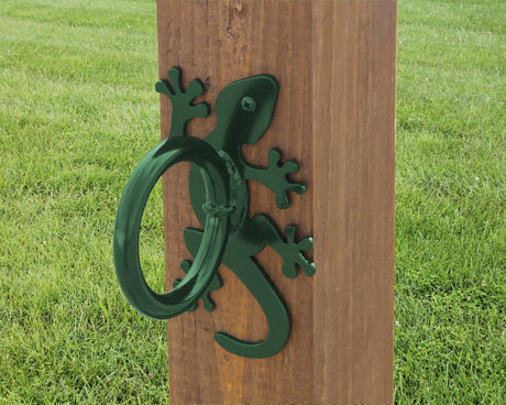 Gecko Nautical Rope Ring, Light Strand Holder (3 sizes available) - Madison Iron and Wood