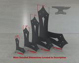 Gothic Style L Brackets - Various Sizes - Madison Iron and Wood