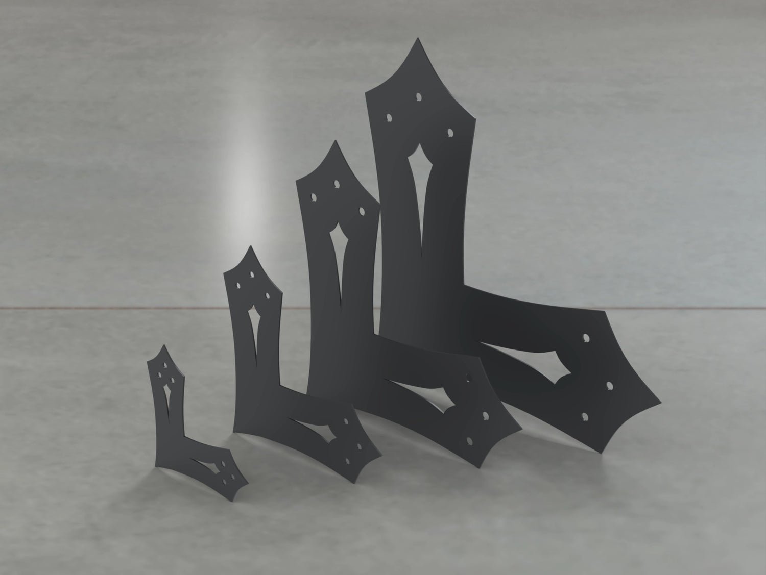 Supports de style sud-ouest pour poteau de 6 po