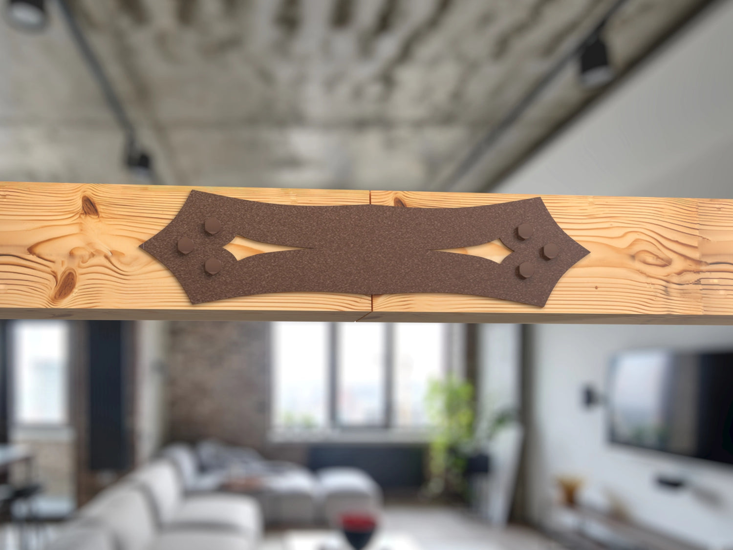Gothic Brackets For 4x4 Dimensional Lumber - Madison Iron and Wood