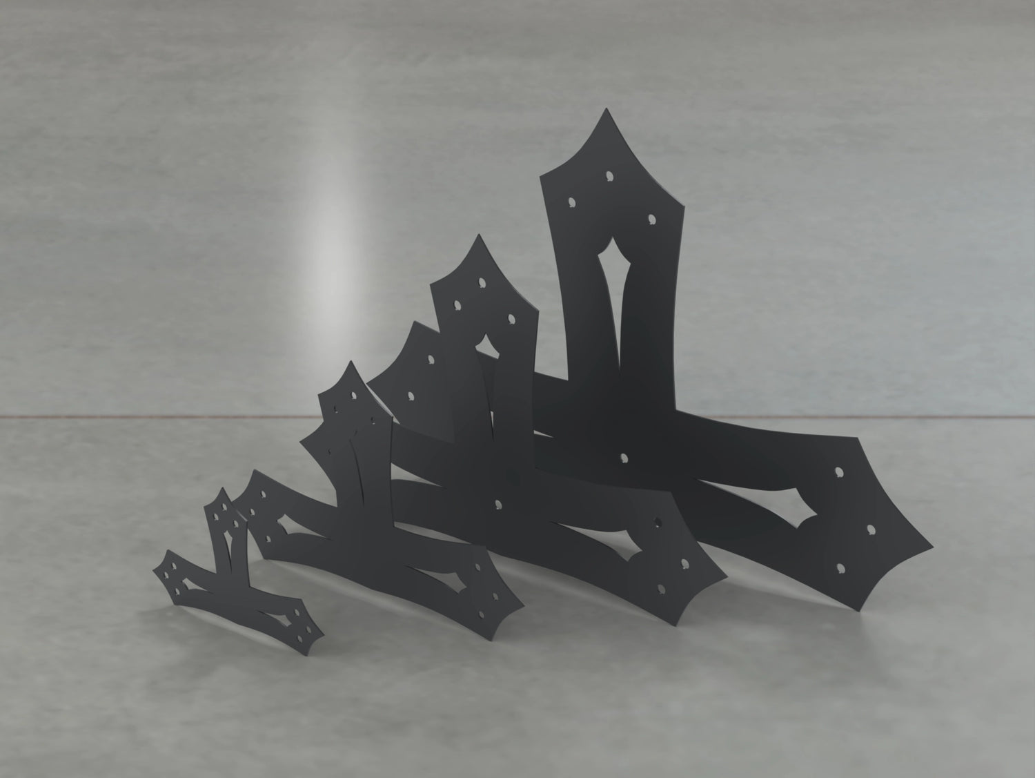 Supports de style sud-ouest pour poteau de 6 po