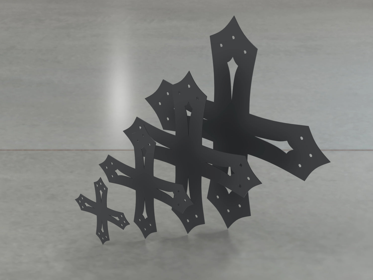 Supports de style sud-ouest pour poteau de 6 po