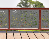 80"x30" - Wind Blown Leaves Fence/Gate Panel Insert