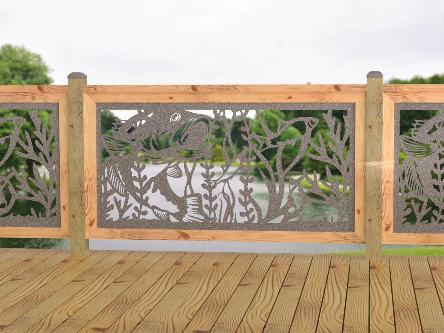 Bass Pond Railing Panel Insert