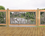 Bass Pond Railing Panel Insert - Madison Iron and Wood