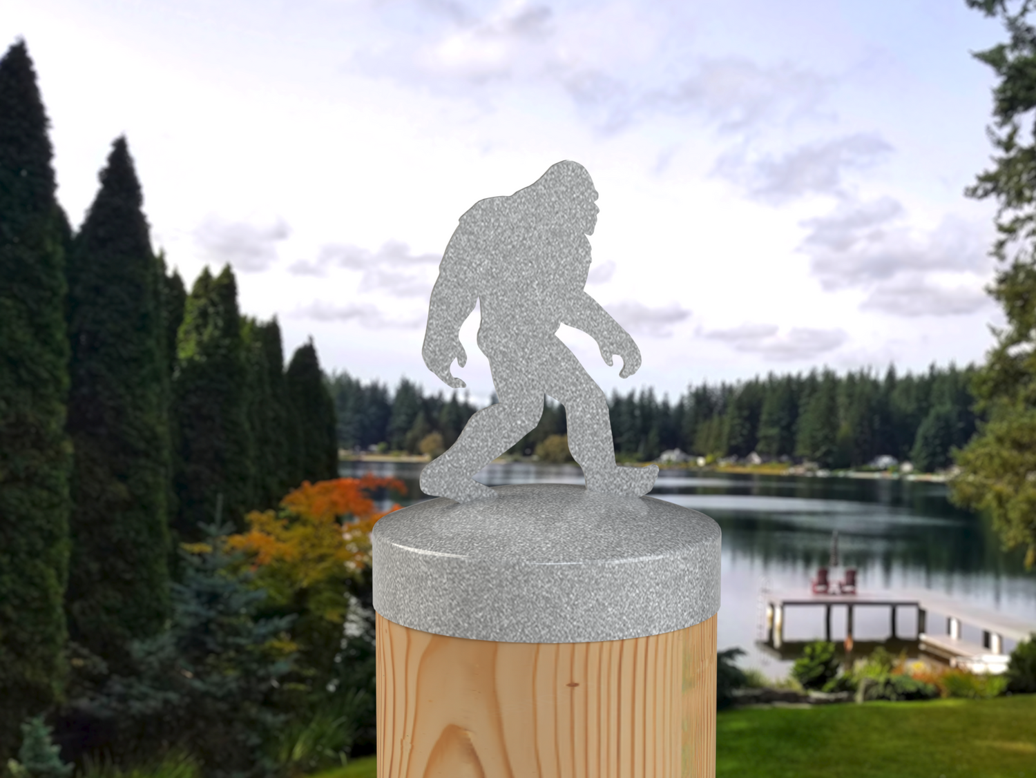 Bigfoot, Round Post Cap (4x4 Round Post Size) - Madison Iron and Wood