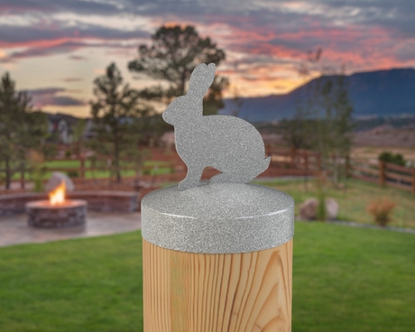 Bunny, Round Post Cap (4x4 Round Post Size) - Madison Iron and Wood