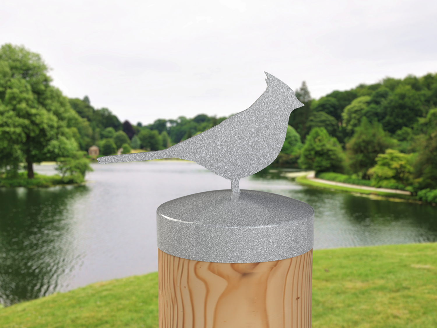 Cardinal, Round Post Cap (4x4 Round Post Size) - Madison Iron and Wood