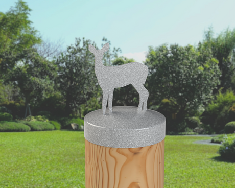 Doe, Round Post Cap (4x4 Round Post Size) - Madison Iron and Wood